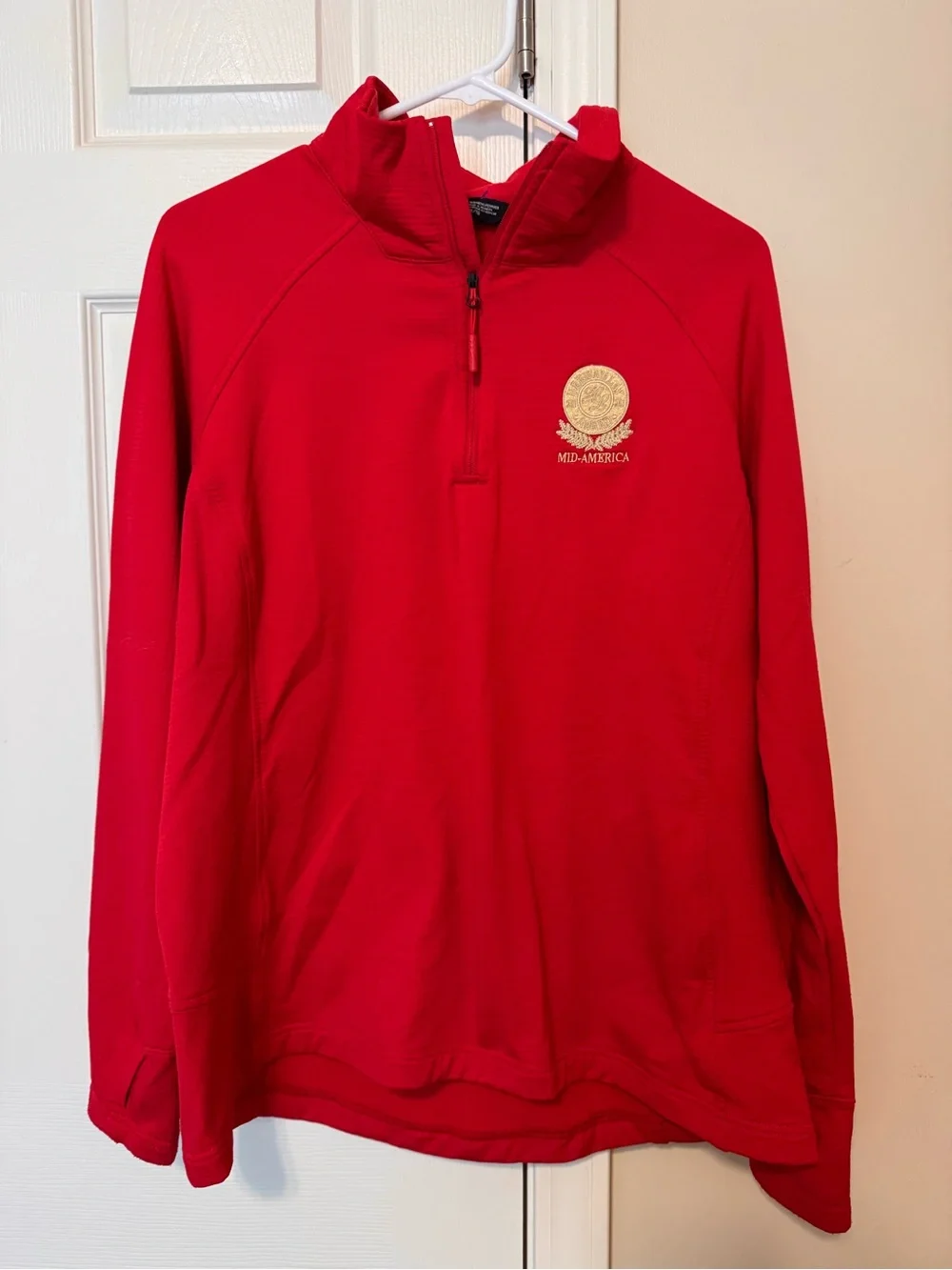 The North Face Red Women's Quarter-Zip Pullover